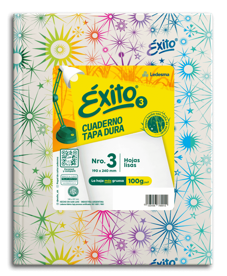 Cuaderno Tapa Dura E3 Liso