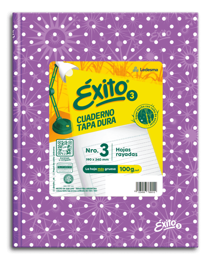 Cuaderno Tapa Dura E3 Lunares
