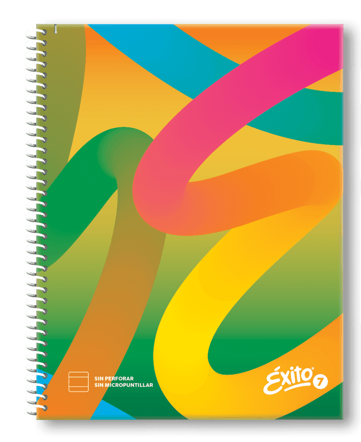 Cuaderno Tapa Dura E7 con espiral listos para usar